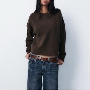 Zara Basic Soft Knit Brown Sweater Women’s
In God Condition - Worn once